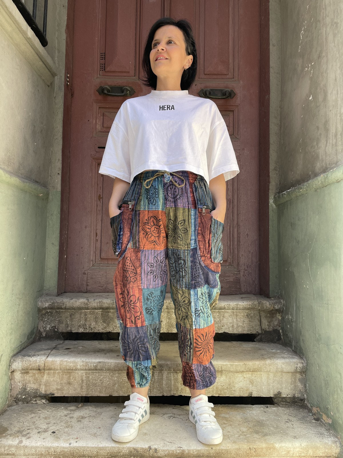 Bohem Nepal Maya Patchwork Kadın Pantolon