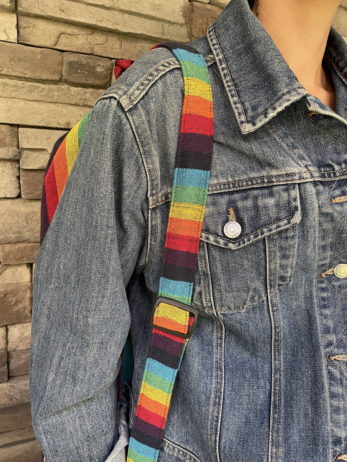 Rainbow Nepal Yoga Mat Çantası