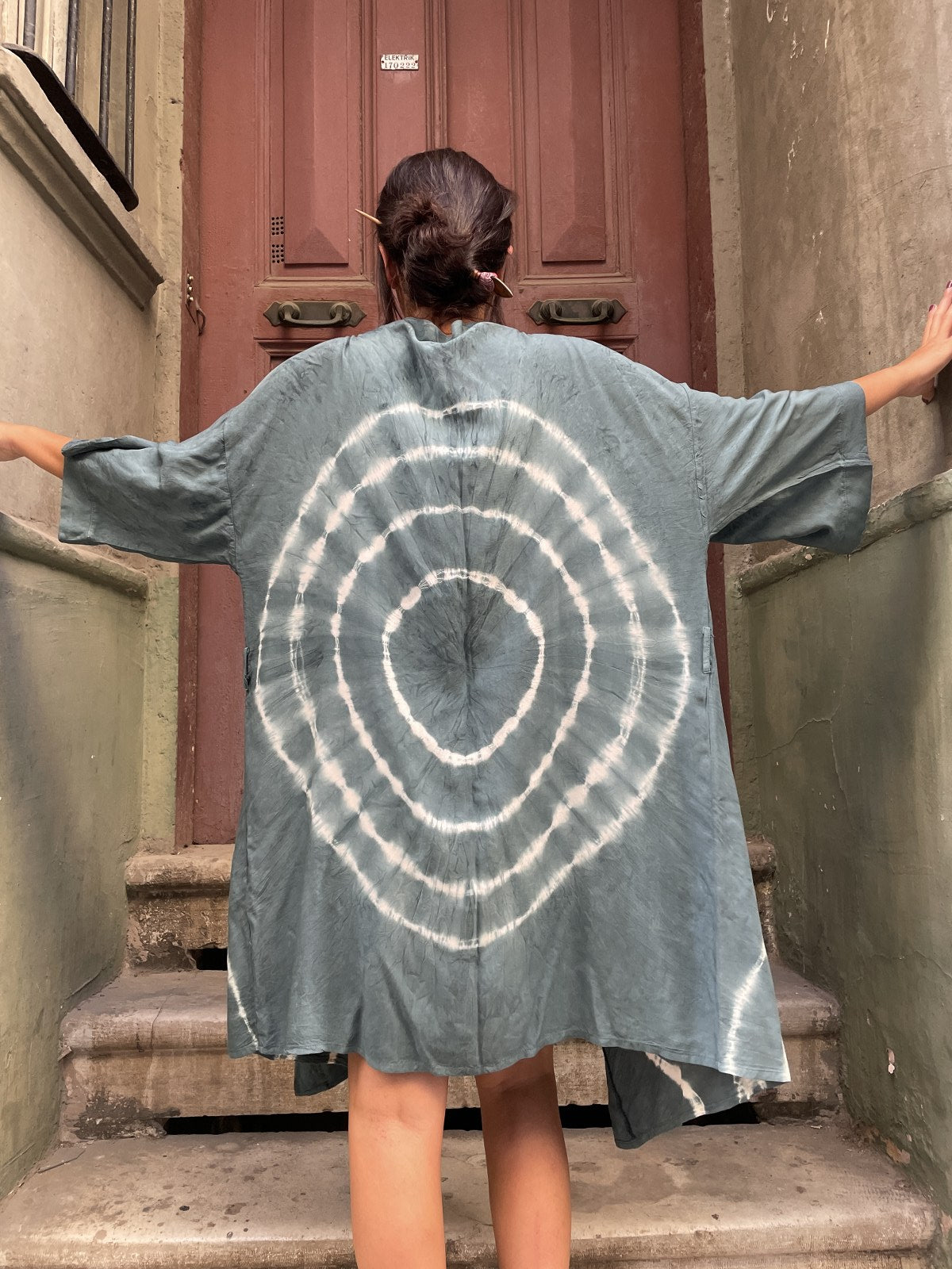 Ocean Batik Kimono