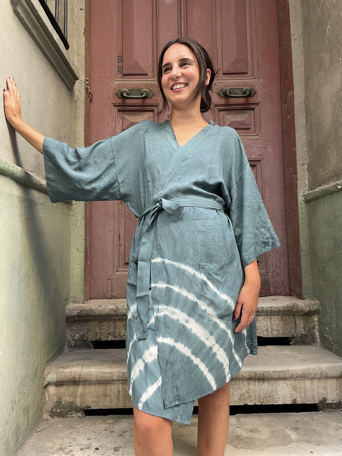 Ocean Batik Kimono