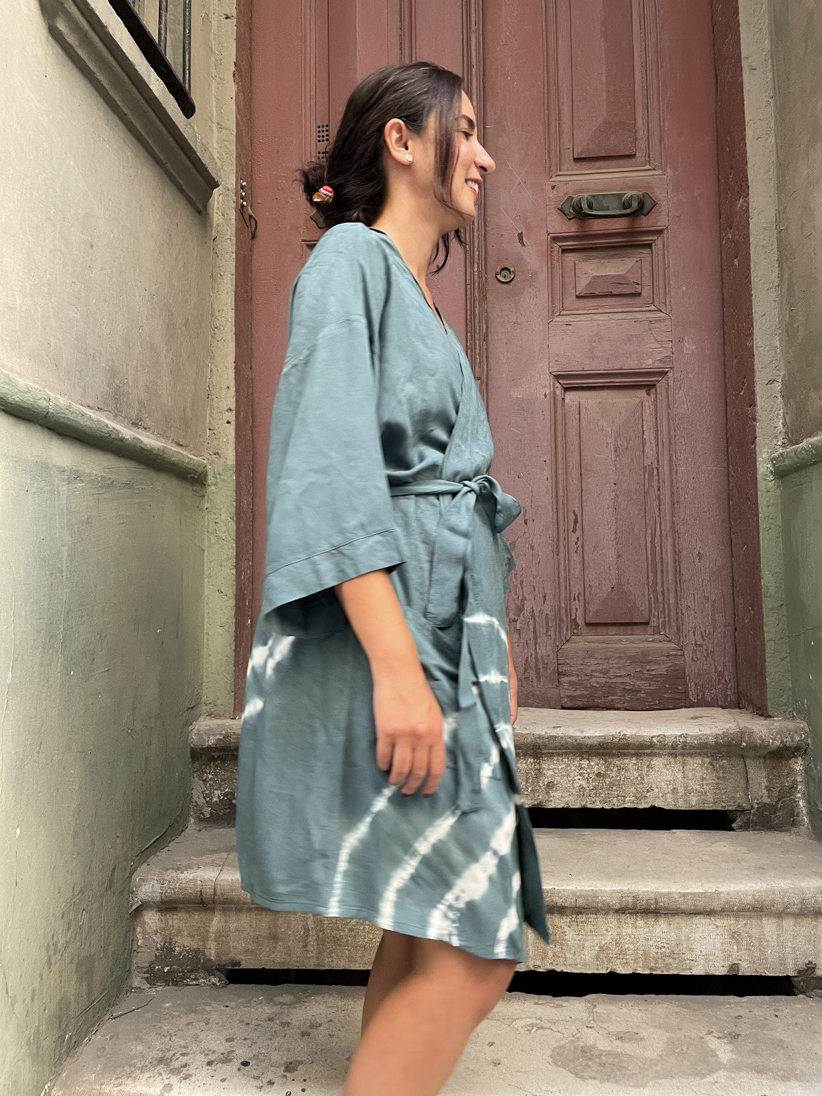Ocean Batik Kimono