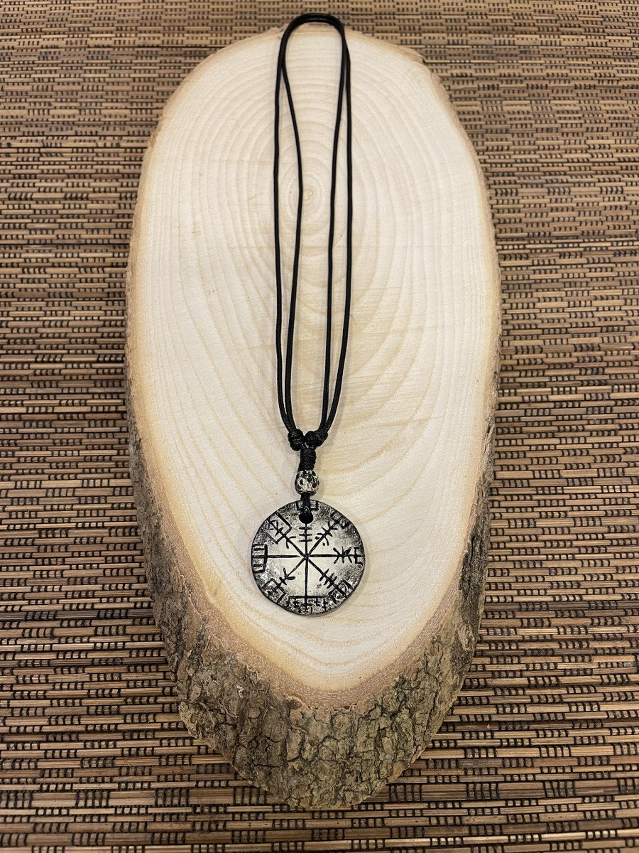 Bohem Seramik Viking Pusula Kolye