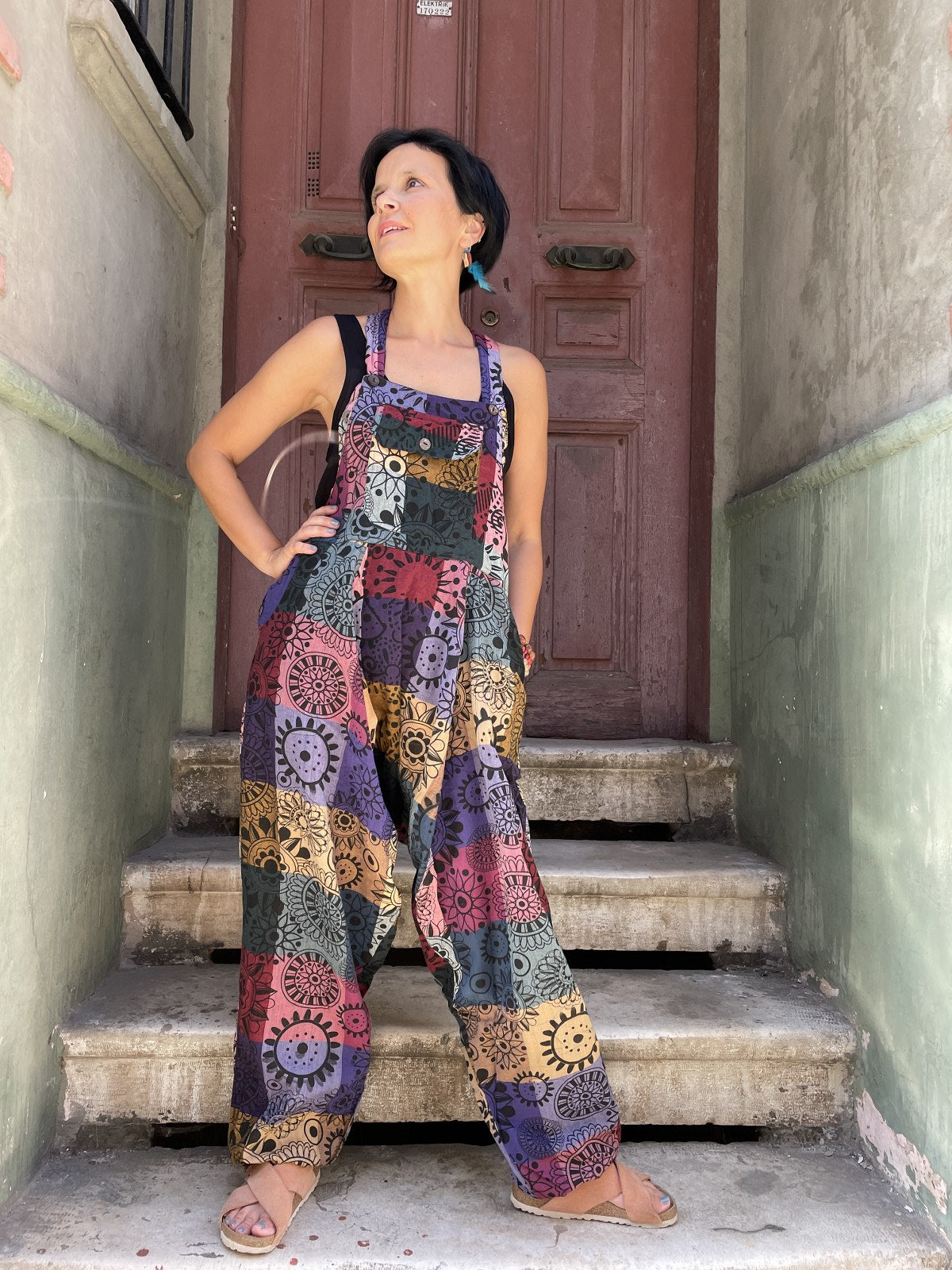 Nepal Patchwork Soft Mandala Salaş Tulum
