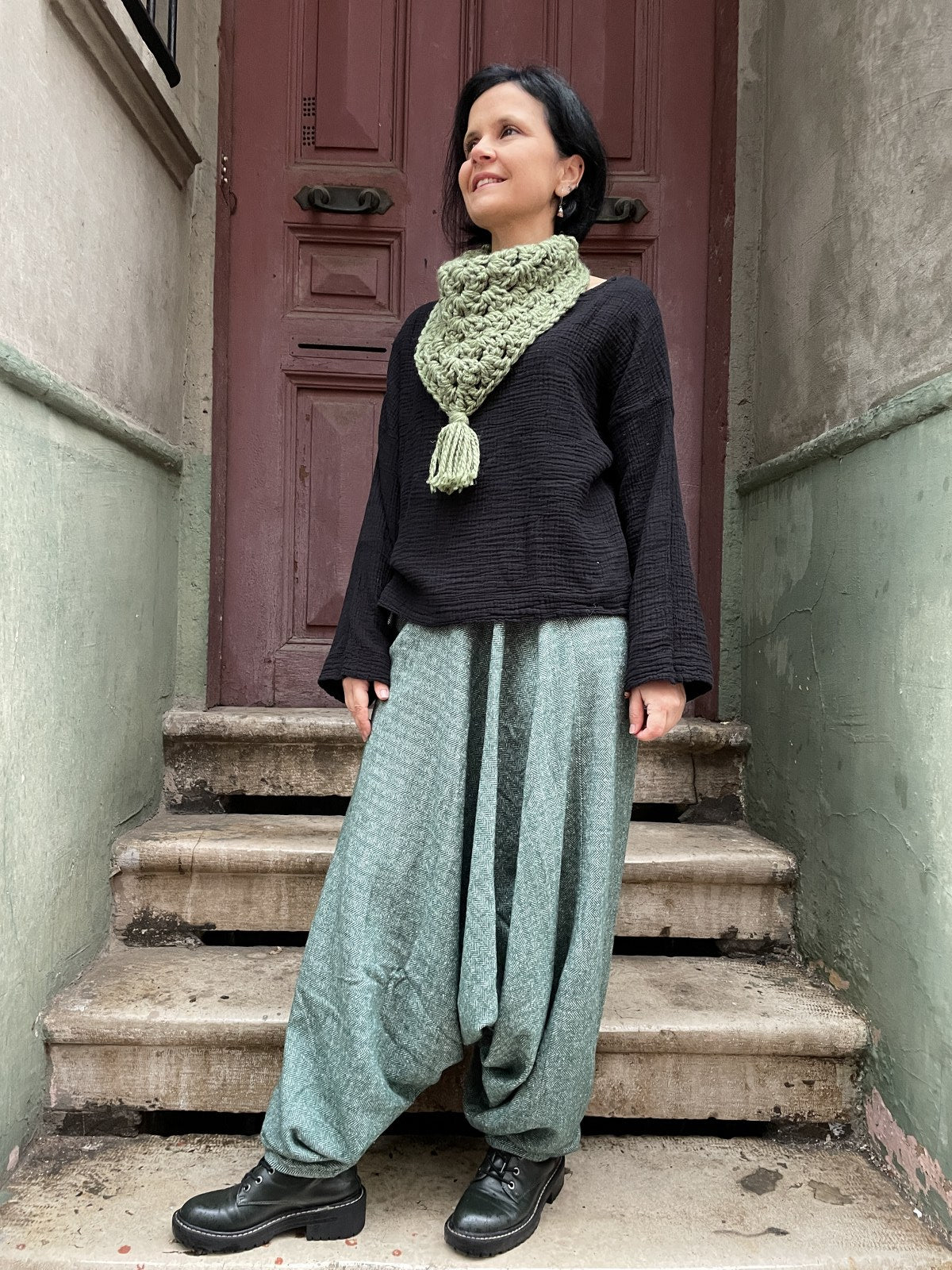 Bohem El Örgüsü Boyunluk