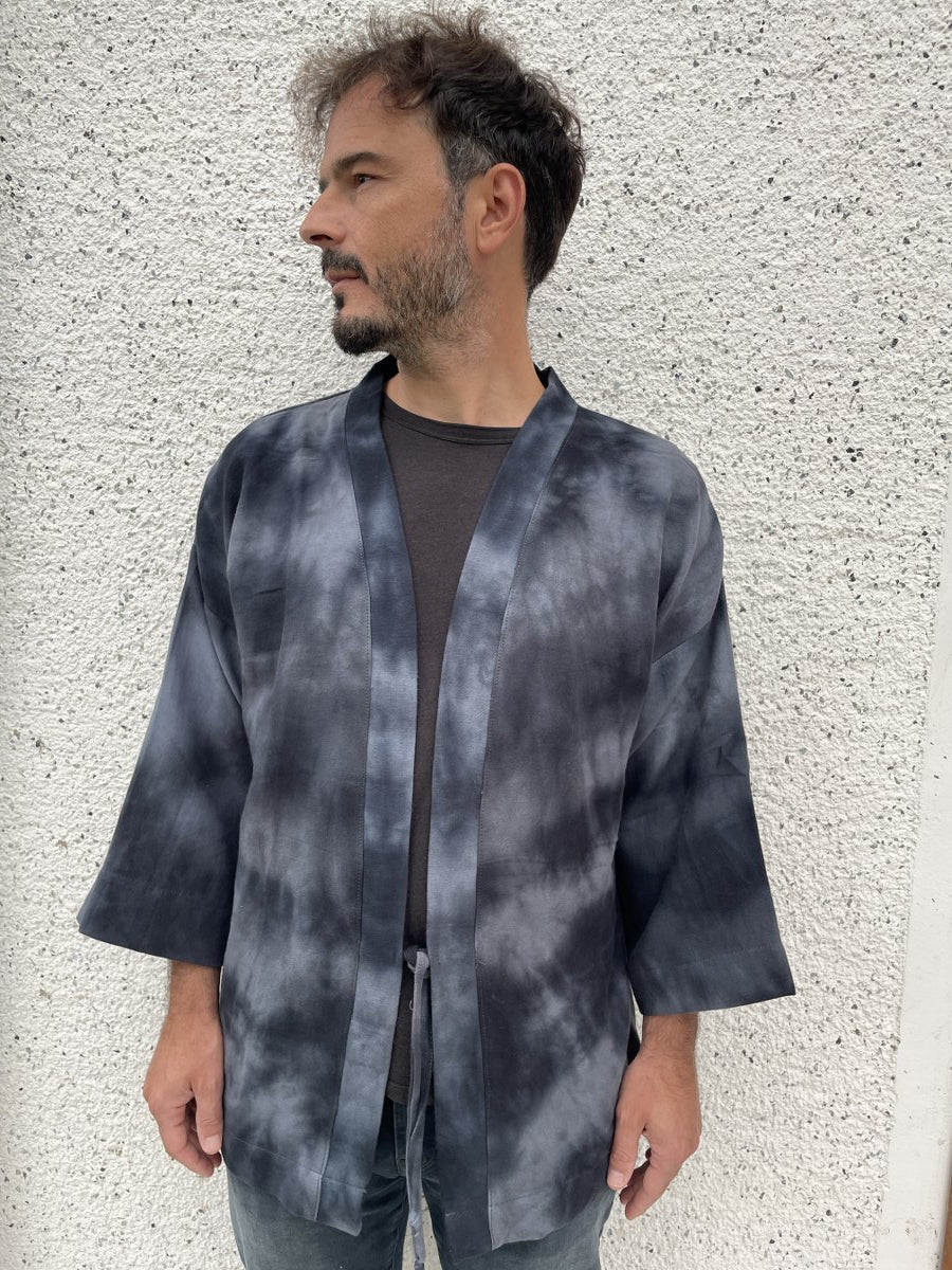 Erkek Kimono Gökyüzü Dumanı