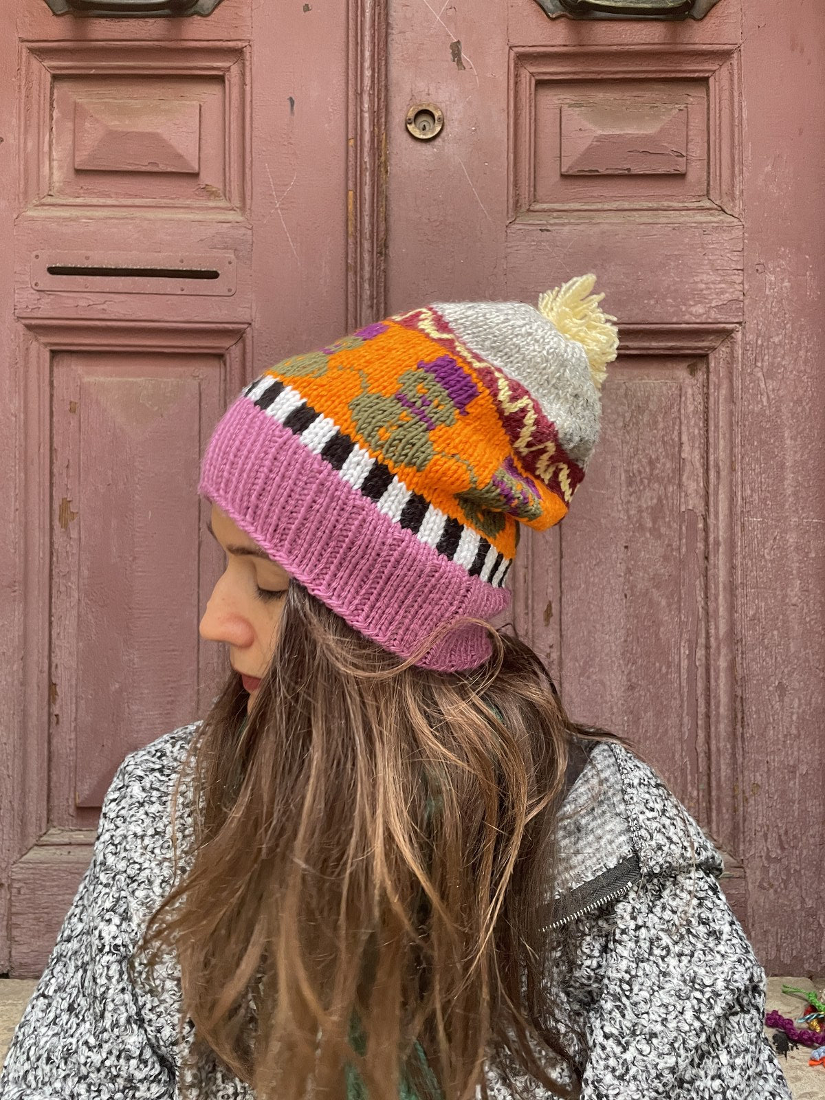 Bohem Kardan Adam Desenli Bere