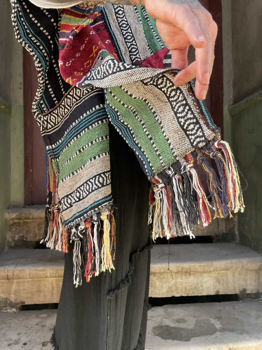 Unisex Nepal Patchwork Panço