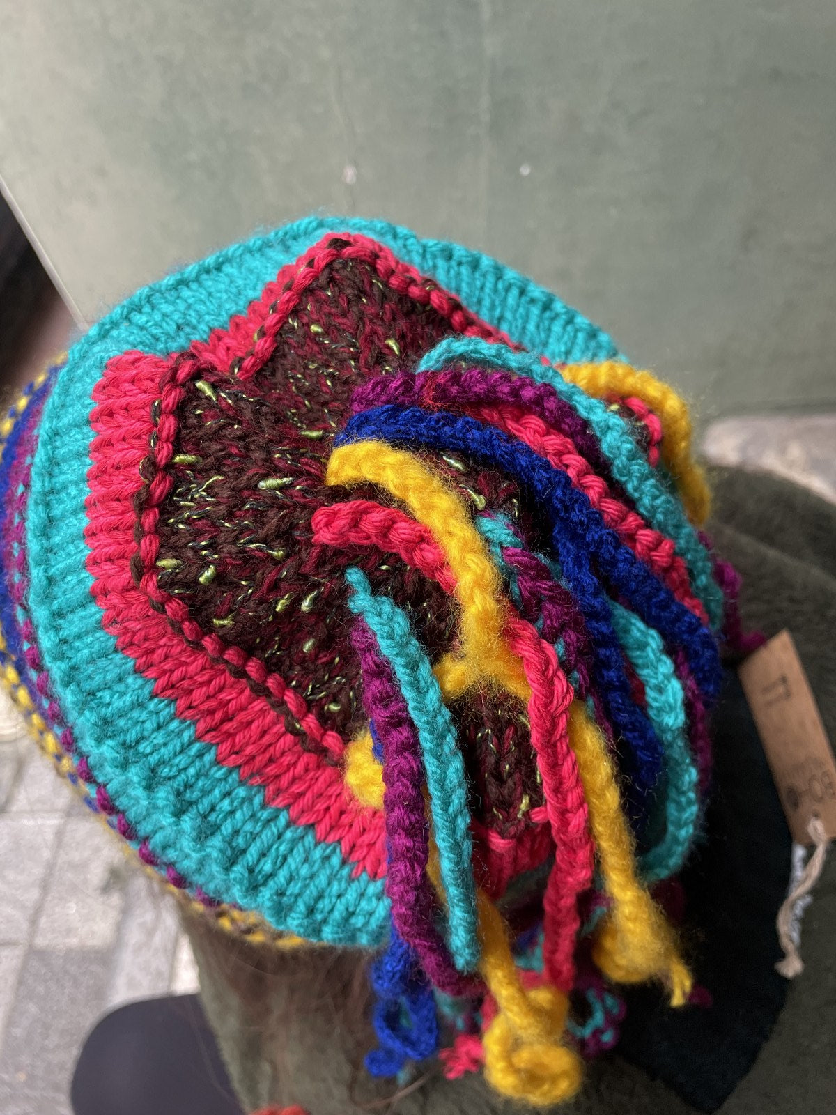 Bohem Bob Marley Kahve Sarı Bere