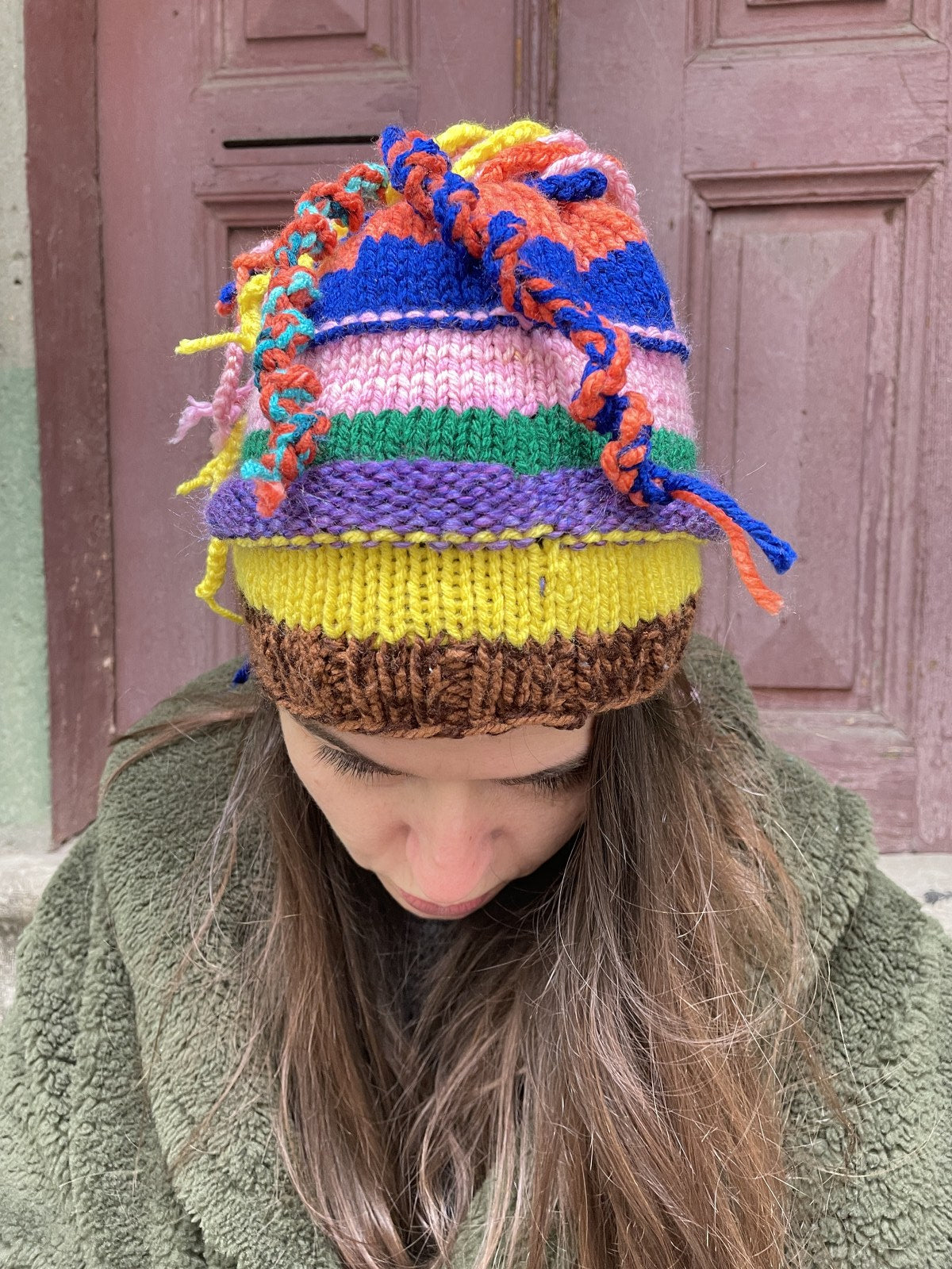 Bohem Bob Marley Kahve Sarı Bere