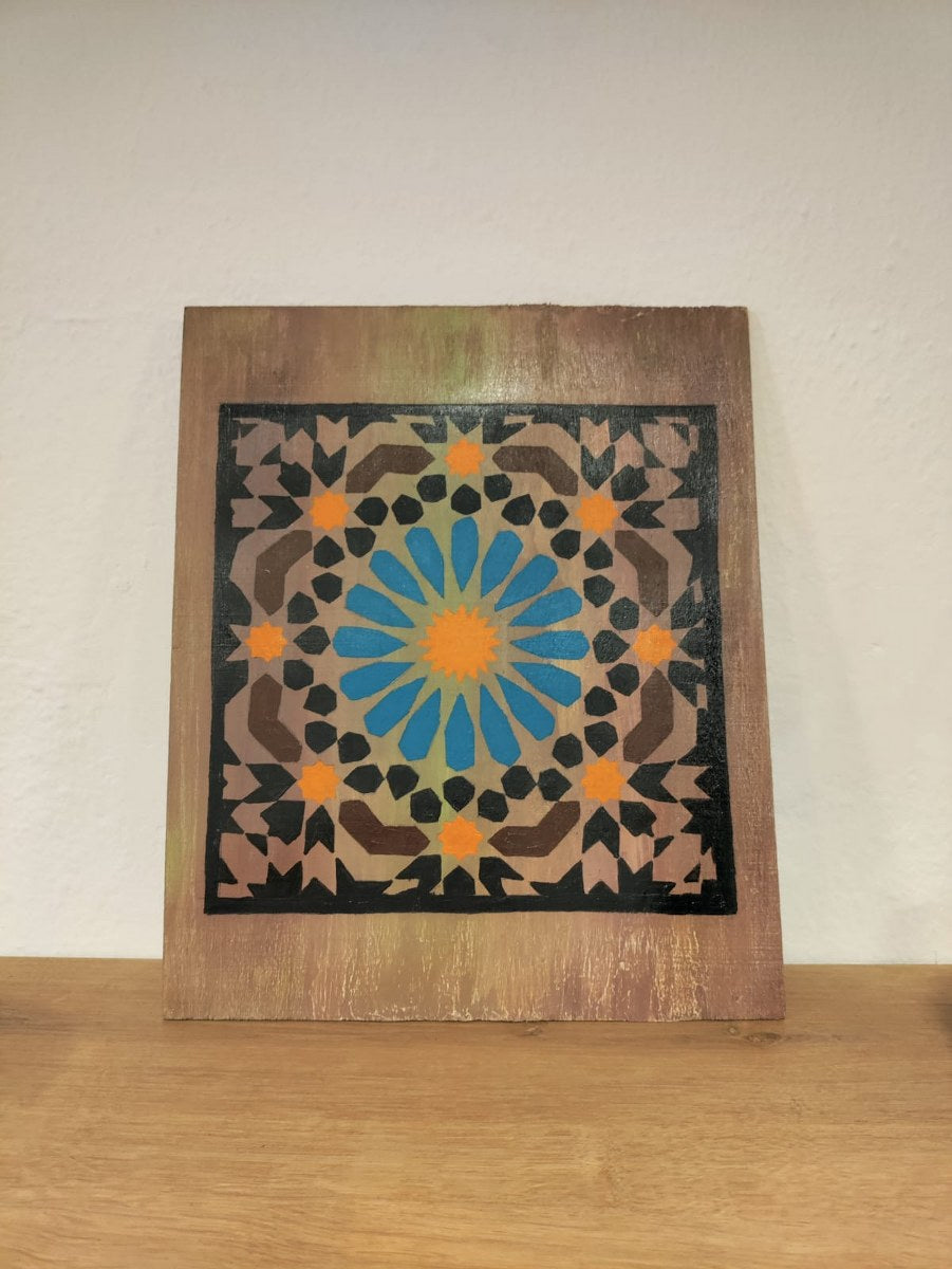 Mandala Hardal Duvar Resmi