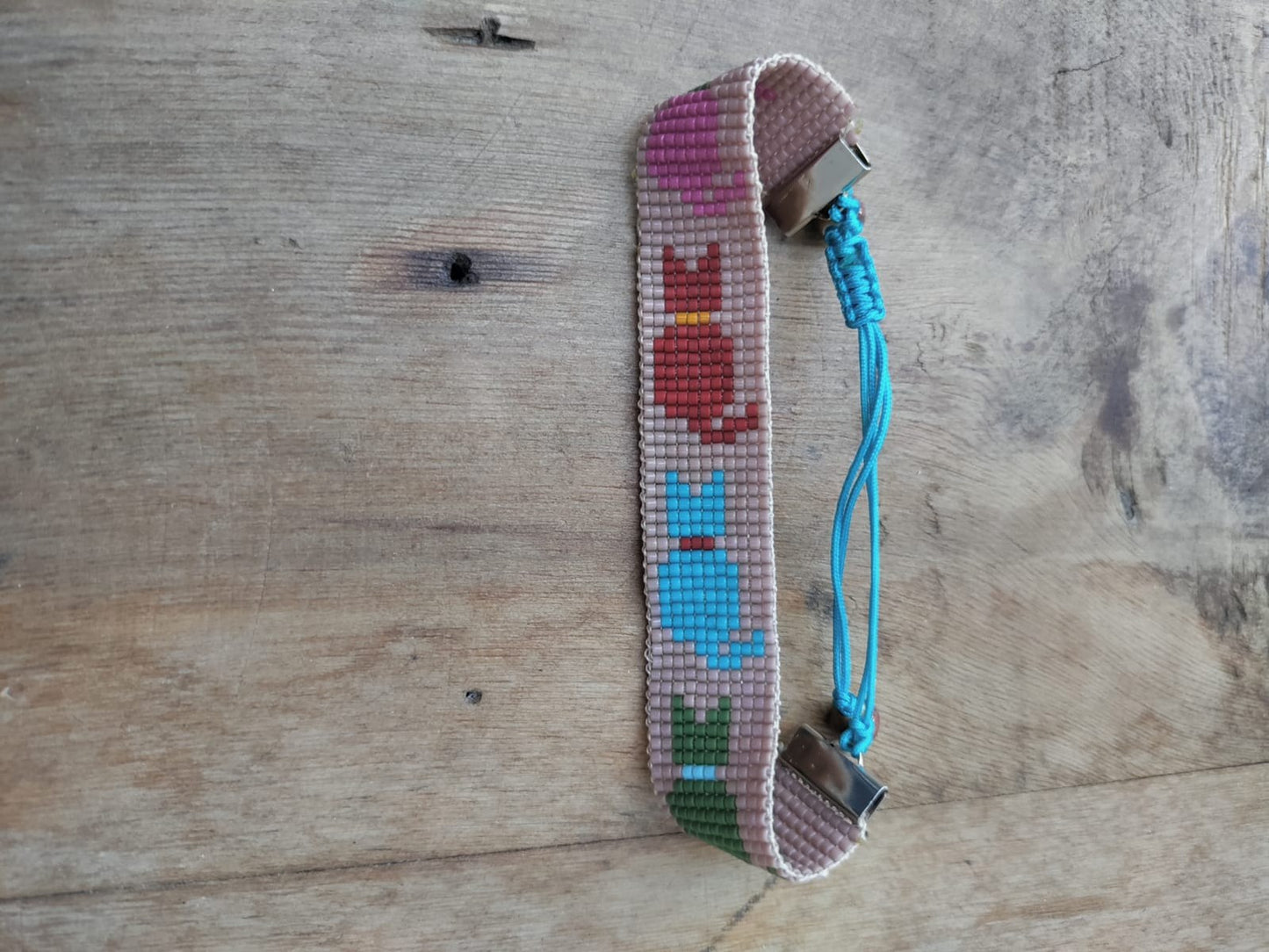 Miyuki Boncuk El Yapımı Renkli Kedi Bileklik