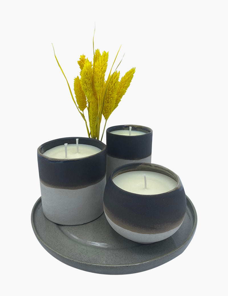 Mat Siyah Lavanta Kokulu Soya Mumu