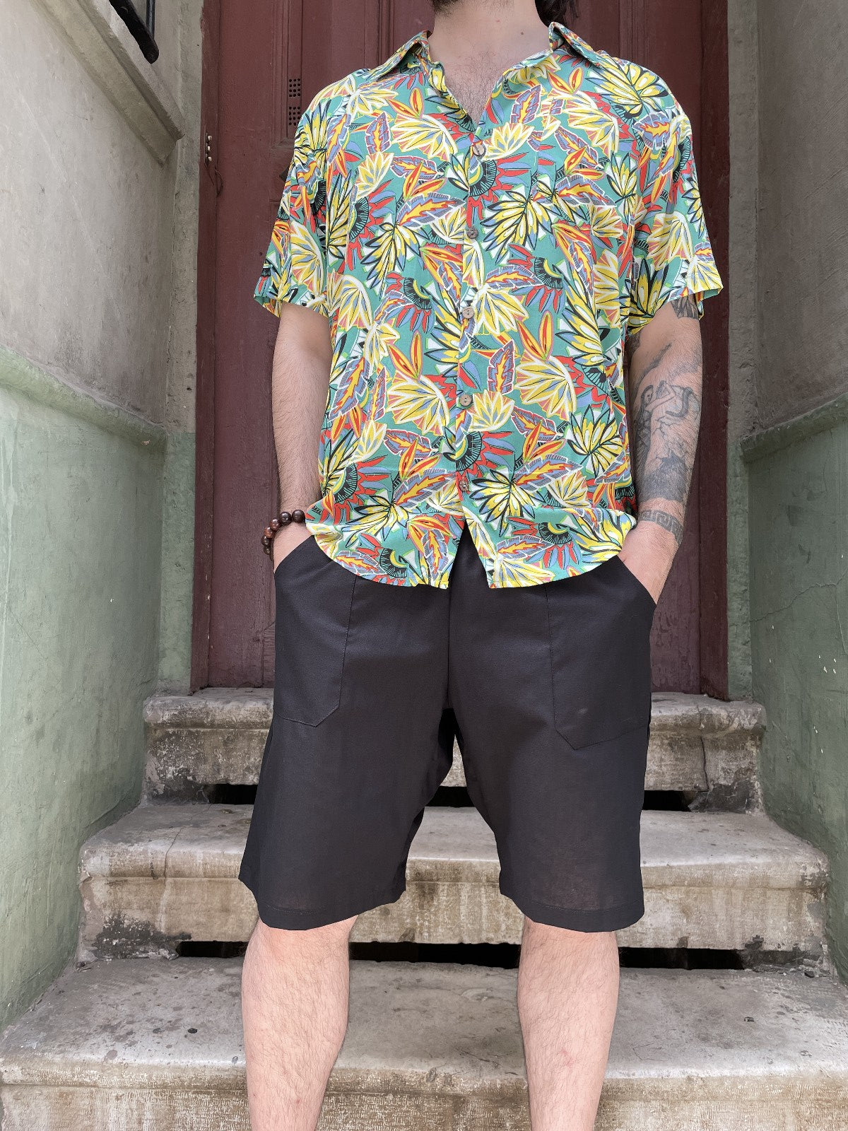 Bohem Diz Üstü Şort