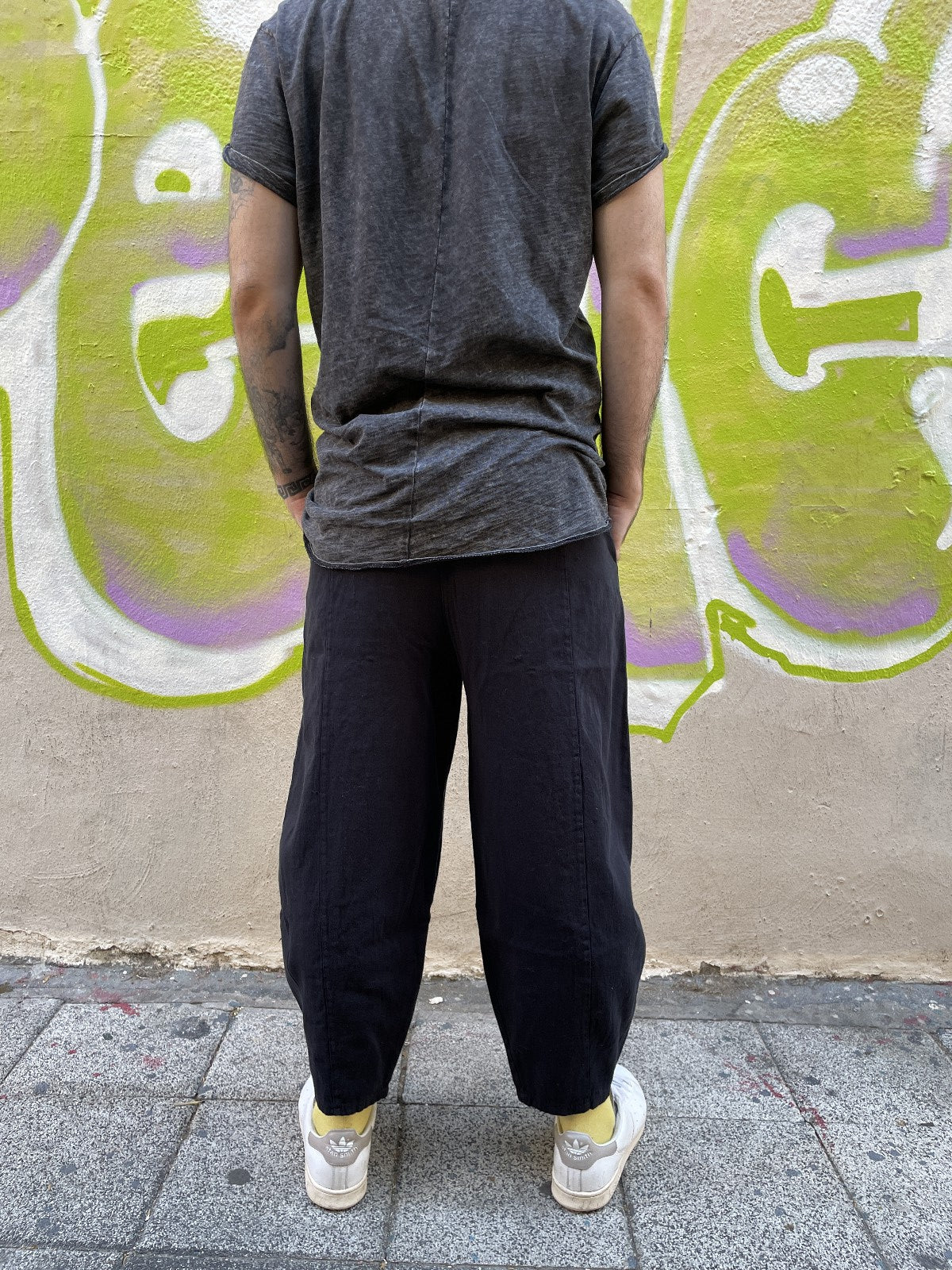 Unisex Bohem Kapri Pantolon