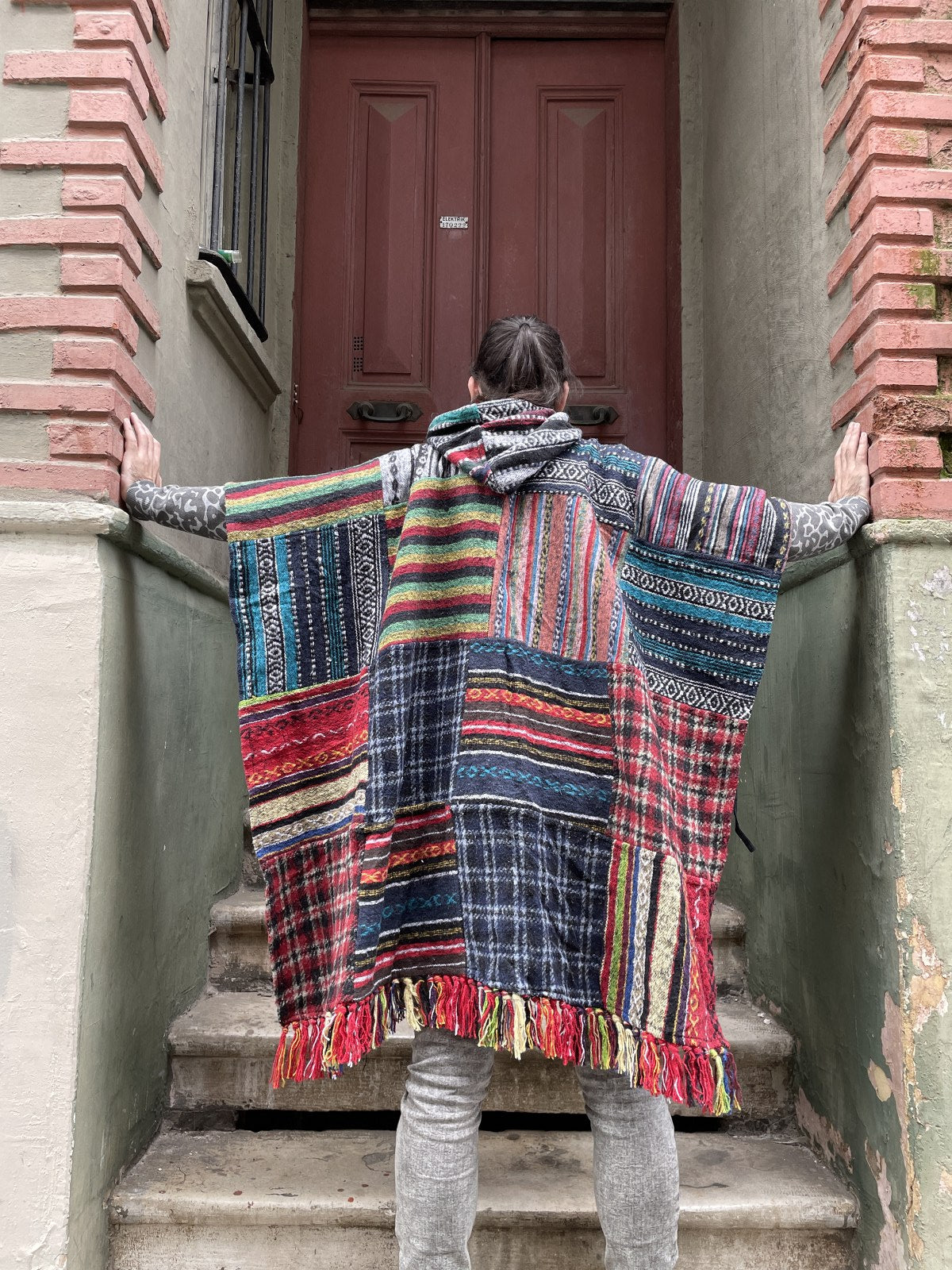 Unisex Nepal Gheri Kırmızı Laci Panço