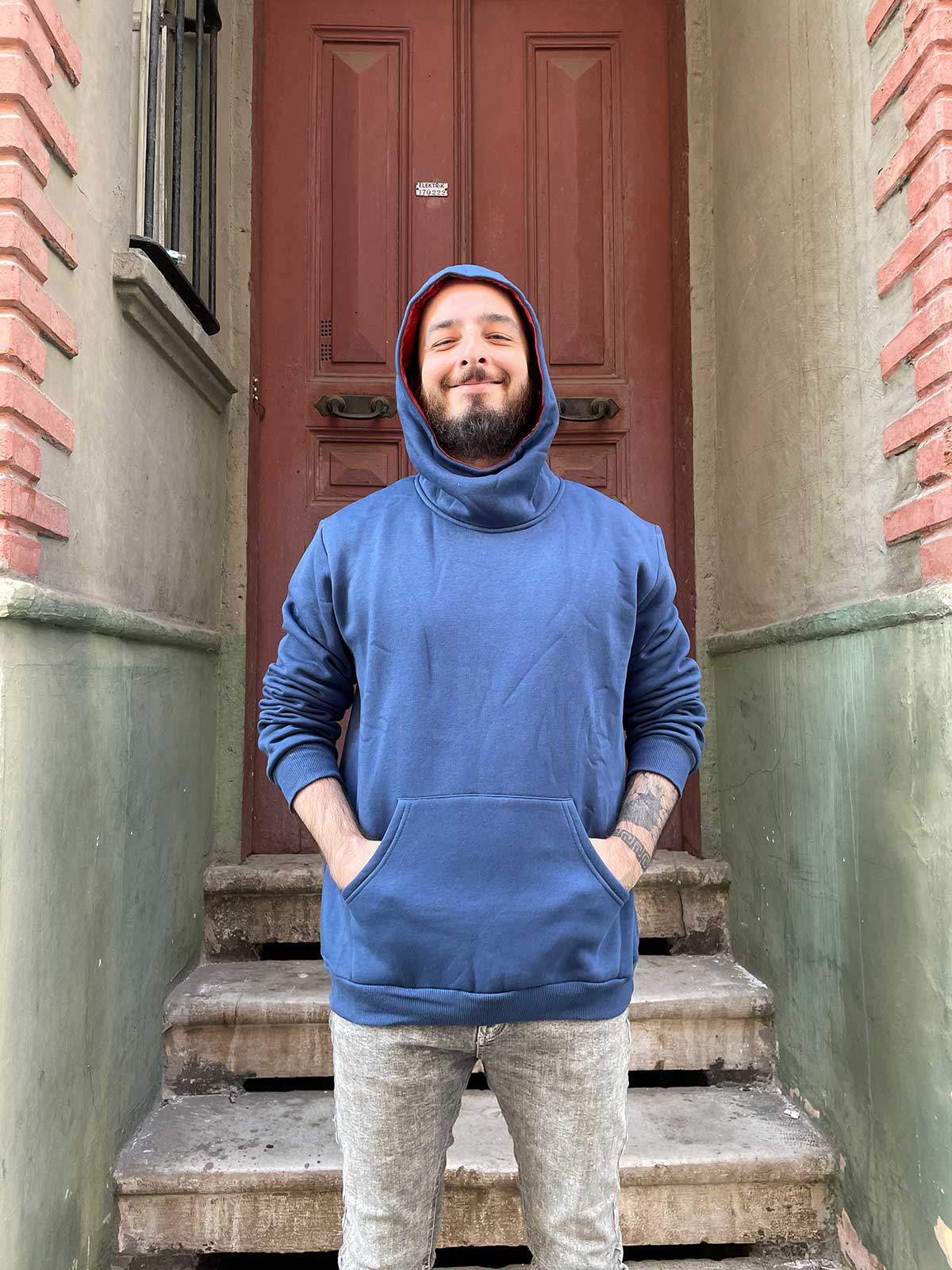 Bohem Kapüşonlu Hugi Sweatshirt
