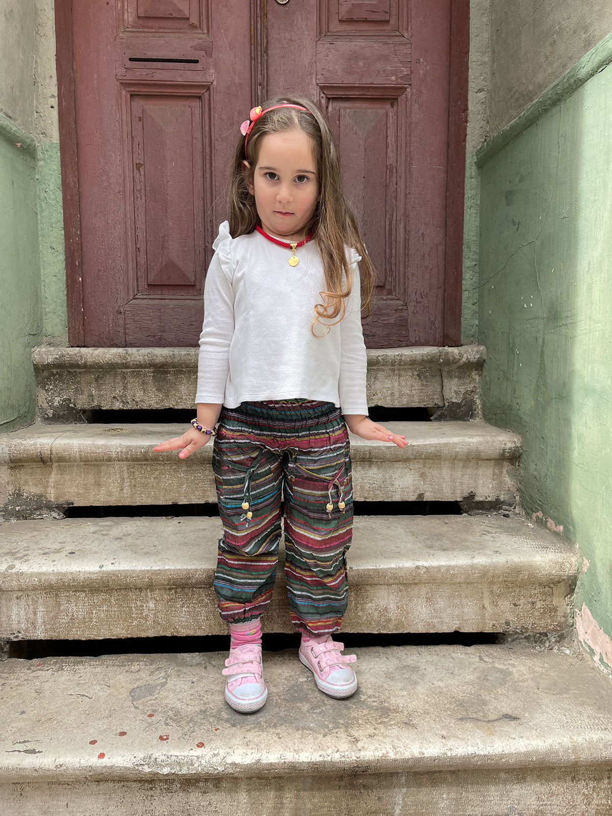 Unisex Nepal Çocuk Pantolon Şalvar