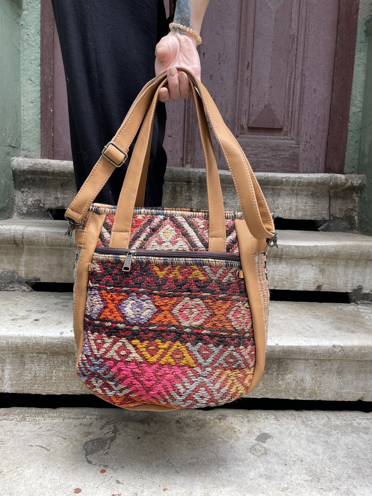 Bohemian Kilim Design Shoulder Bag