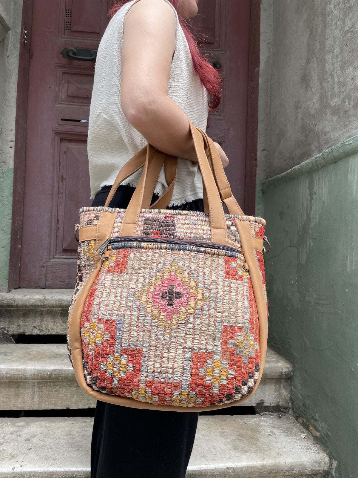 Bohemian Kilim Design Shoulder Bag