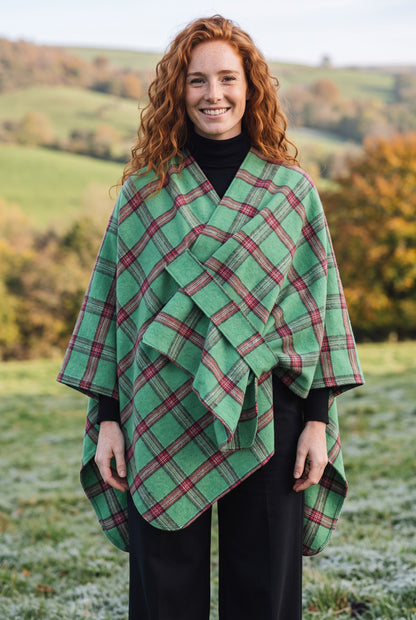 Bohemian One Pocket Colorful Poncho