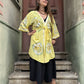 Bohem Batik desenli kimono, %100 viskon kumaştan el yapımı, M-XL bedenlere uygun, rahat ve şık bohem tarzda uzun kimono.