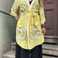 Bohem Batik desenli kimono, %100 viskon kumaştan el yapımı, M-XL bedenlere uygun, rahat ve şık bohem tarzda uzun kimono.