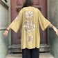 Bohem Batik desenli kimono, %100 viskon kumaştan el yapımı, M-XL bedenlere uygun, rahat ve şık bohem tarzda uzun kimono.