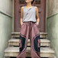 Kadın Nepal Pantolon – Lastikli Bel & Paça, Cepli Bohem Stil