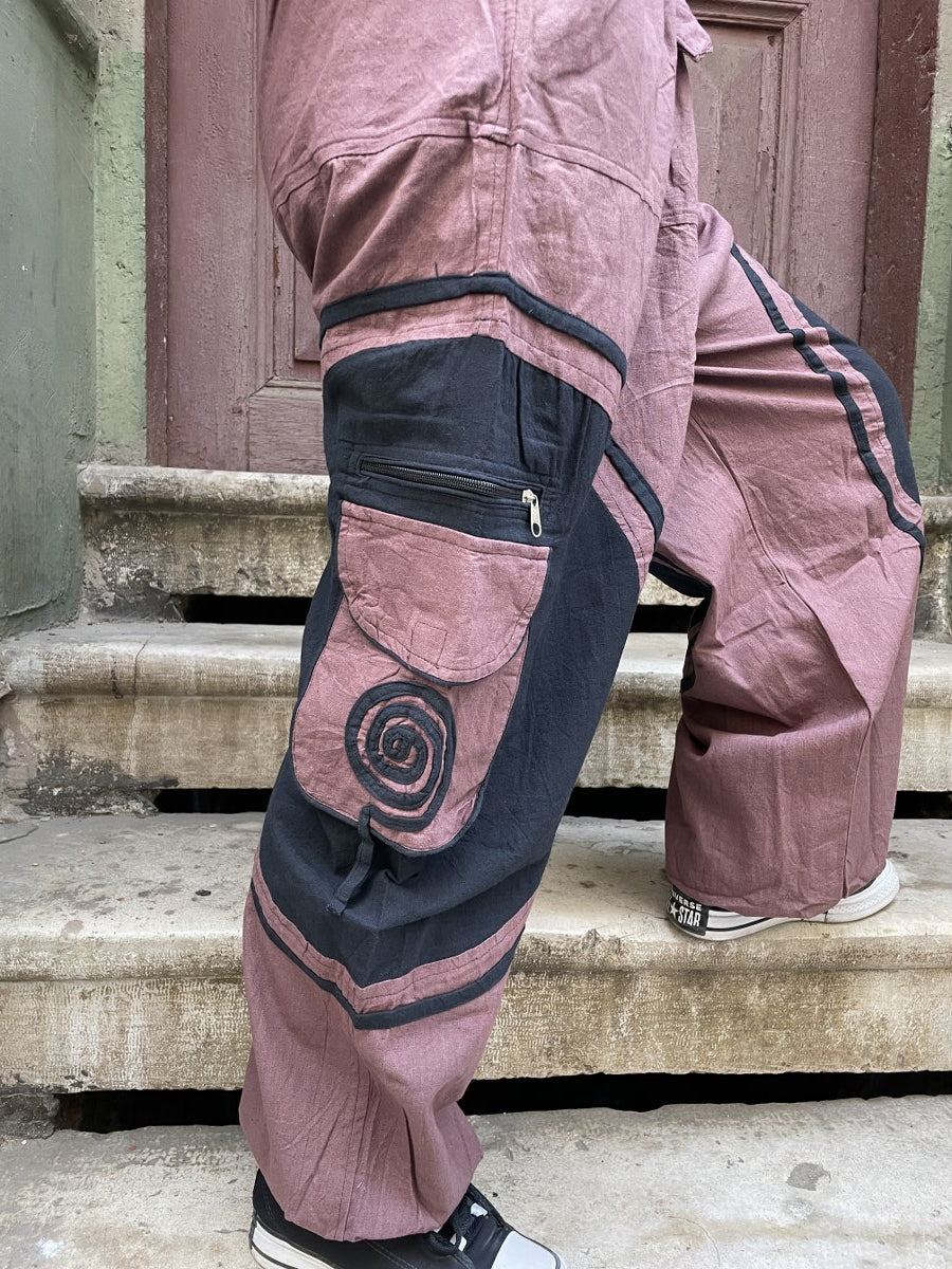 Kadın Nepal Pantolon – Lastikli Bel & Paça, Cepli Bohem Stil