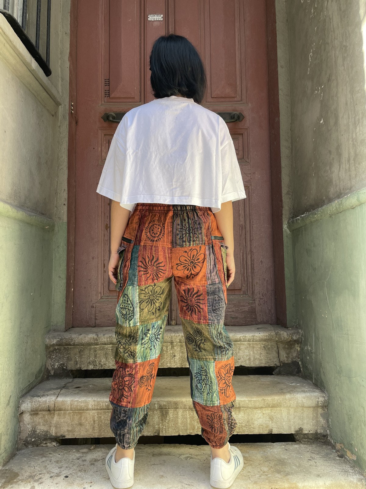 Bohem Nepal Aum Patchwork Kadın Pantolon