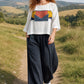 Bohemian Muslin Loose Collar Blouse
