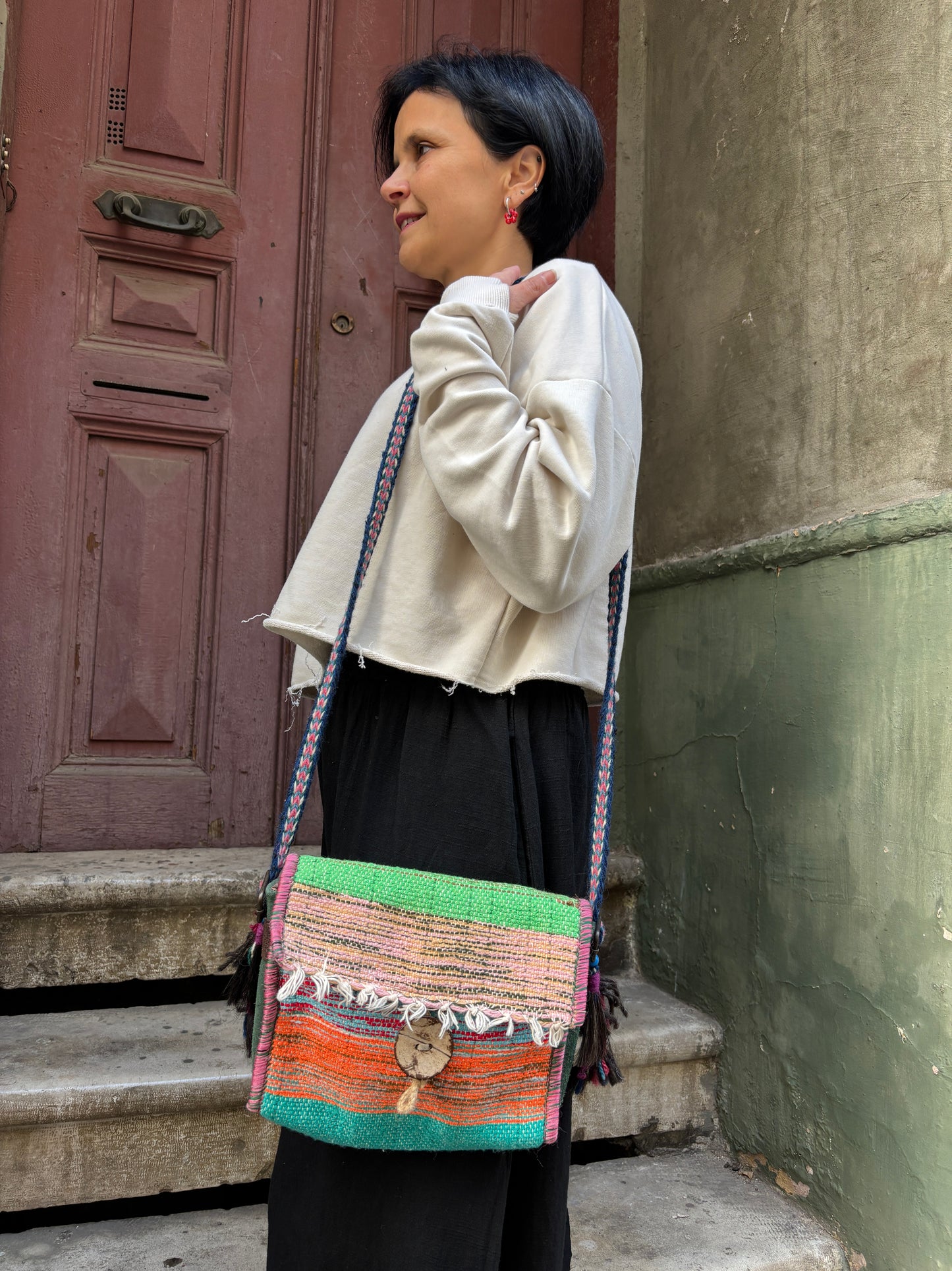 Bohemian Kilim Design Shoulder Bag