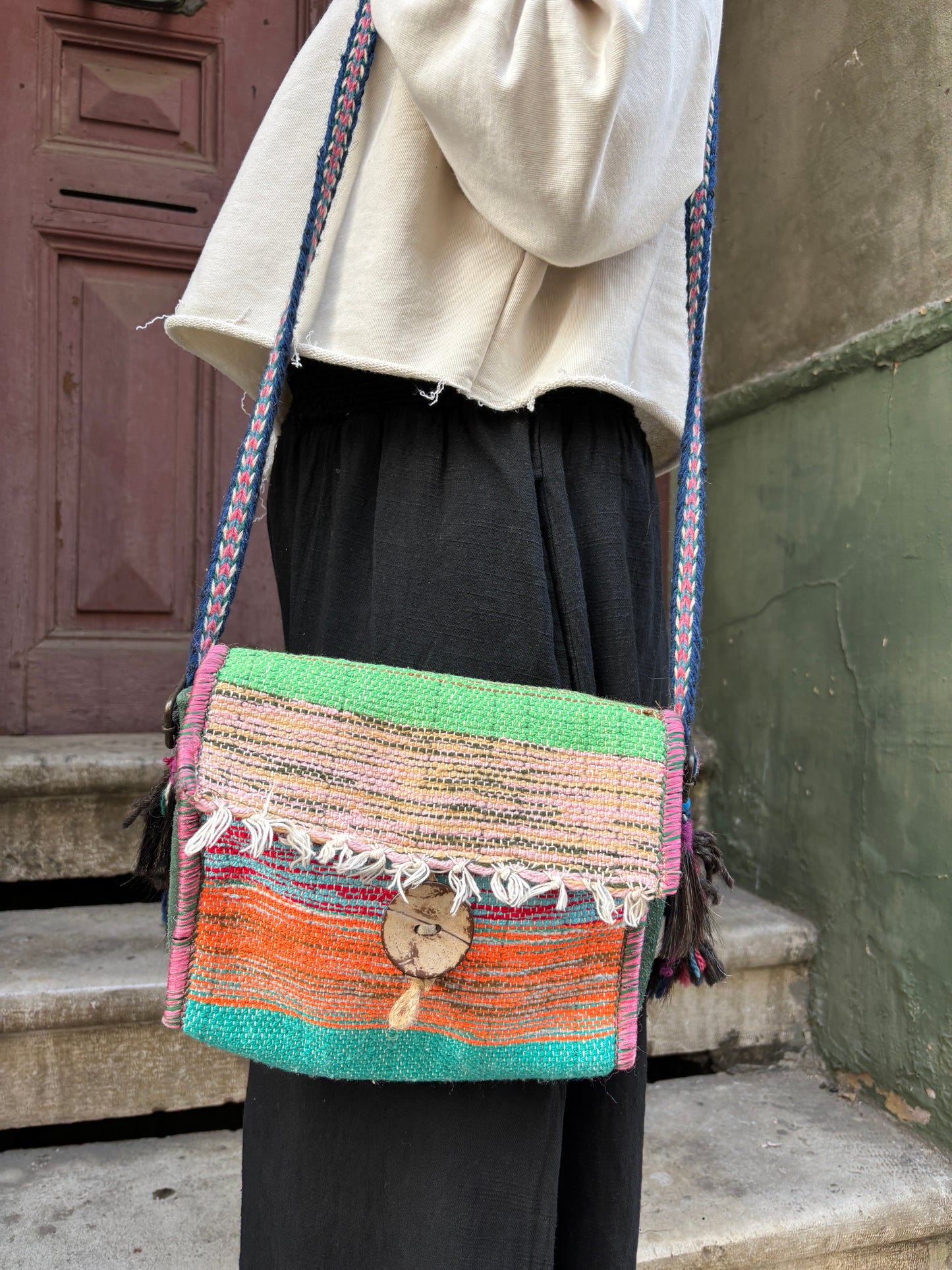 Bohemian Kilim Design Shoulder Bag