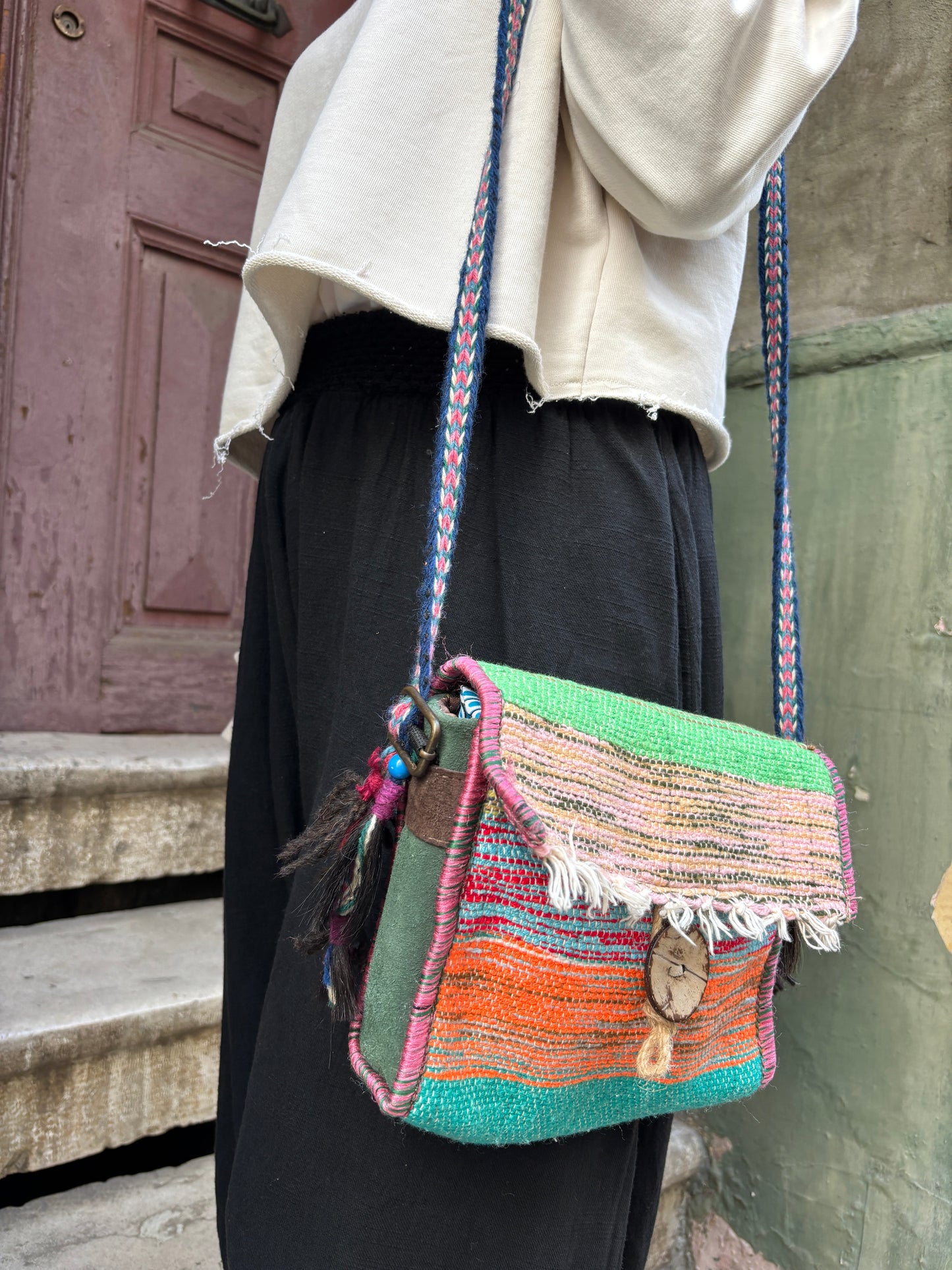 Bohemian Kilim Design Shoulder Bag