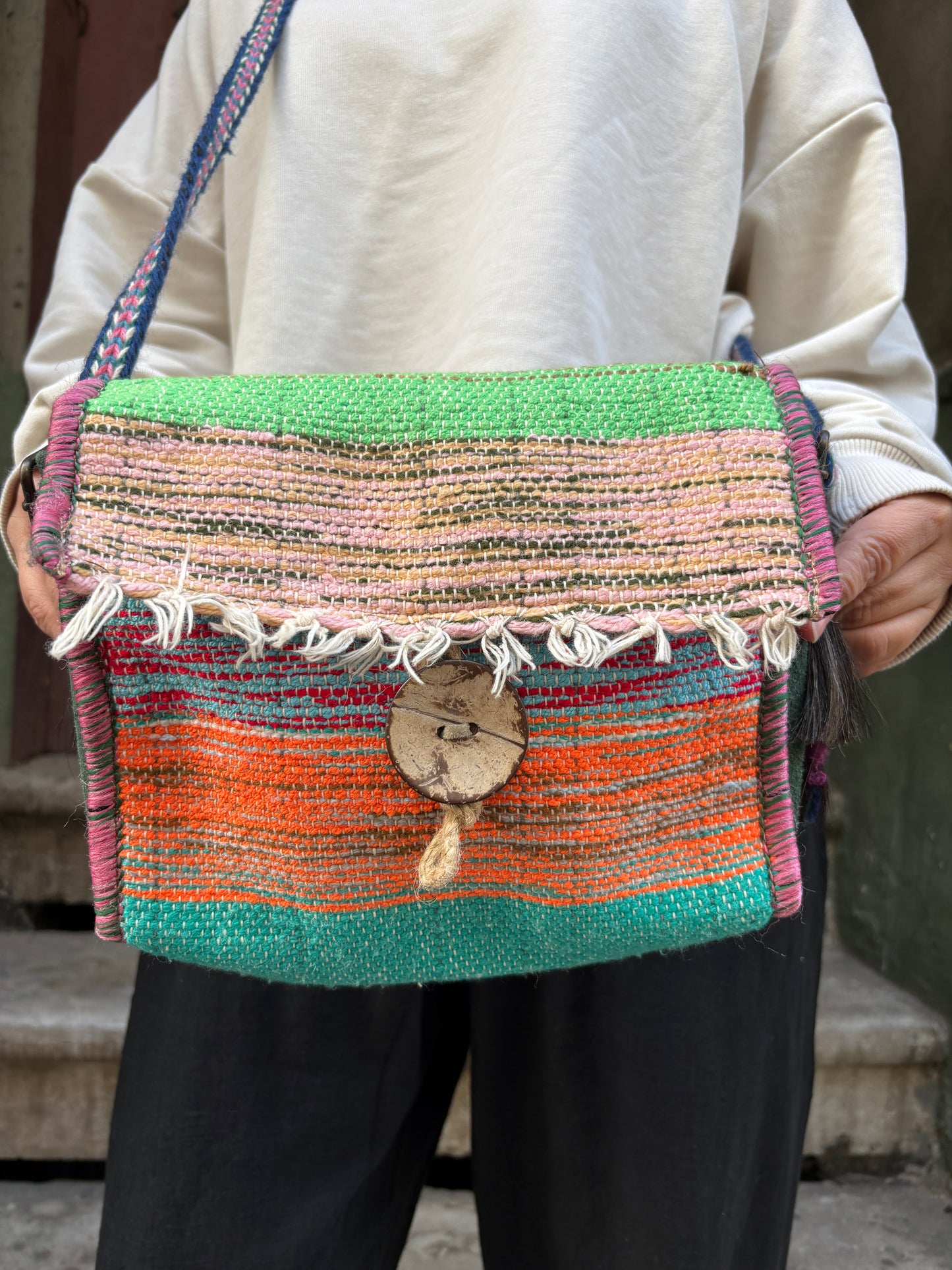 Bohemian Kilim Design Shoulder Bag