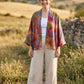 Terra Bohem Batik Kimono – El Boyama Desenli Salaş Kesim Kadın Kimono