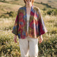 Terra Bohem Batik Kimono – El Boyama Desenli Salaş Kesim Kadın Kimono