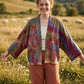 Terra Bohem Batik Kimono – El Boyama Desenli Salaş Kesim Kadın Kimono