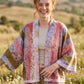 Rosalia Bohem Batik Kimono – El Boyama Desenli Salaş Kesim Kadın Kimono