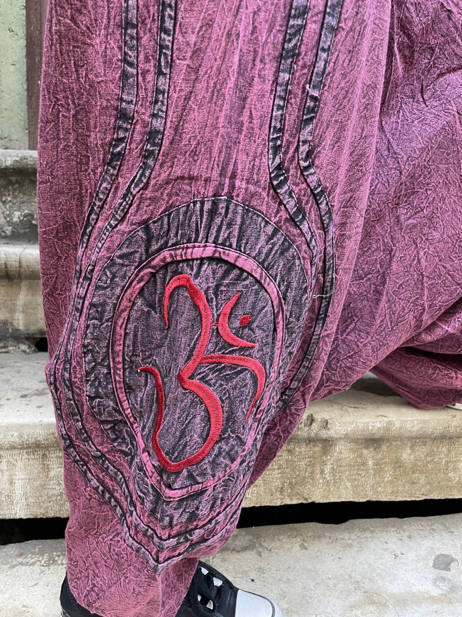 Kadin_Bohem_Bordo_Nepal_salvar_Pantolon