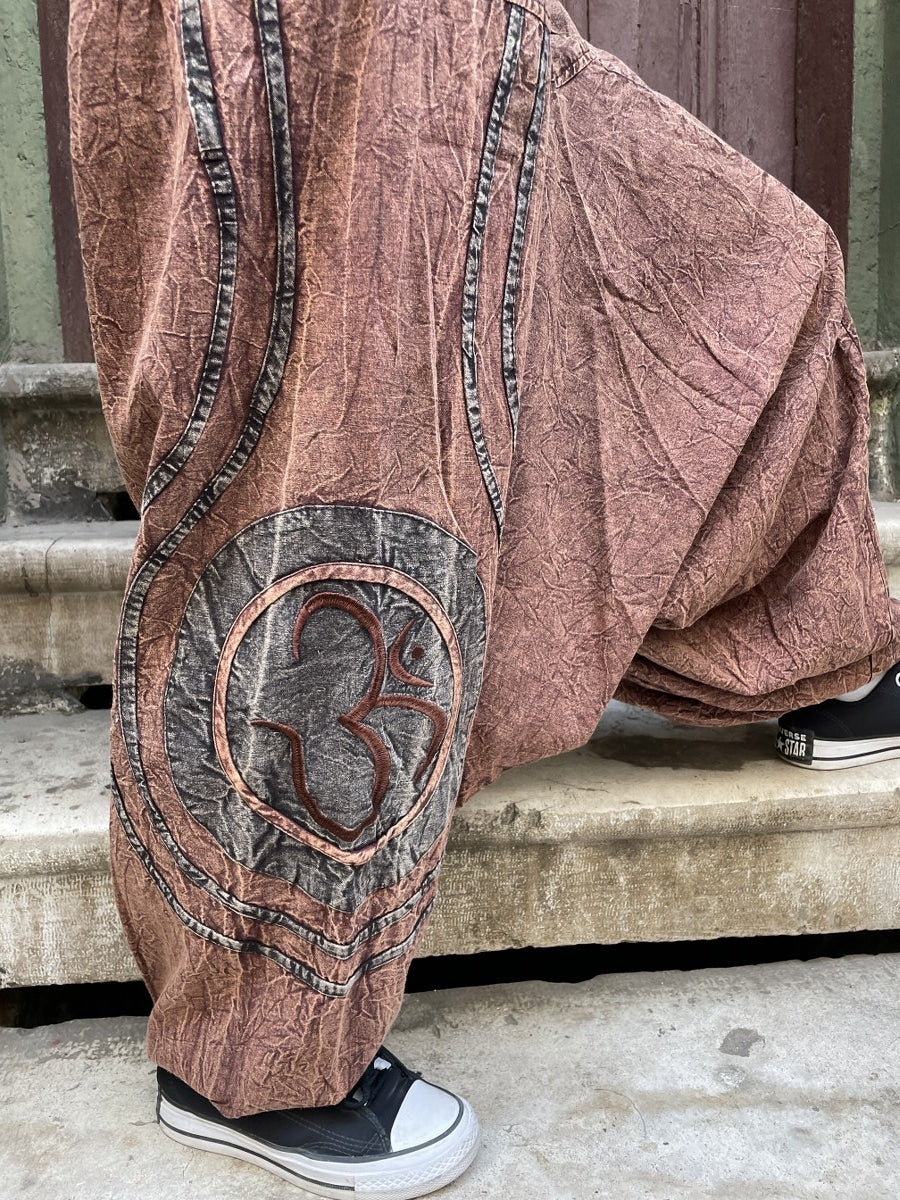 Kadin_Bohem_Kahve_Nepal_Salvar_Pantolon