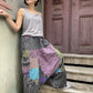 Kadınlar için Nepal patchwork şalvar. Taşlanmış kumaş, bol cep, salaş kesim ve ayarlanabilir bel ile S–XL arası bedenlere uyumlu. Bohem stil ile günlük konfor birleşiyor.