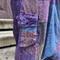 Kadınlar için Nepal patchwork şalvar. Taşlanmış kumaş, bol cep, salaş kesim ve ayarlanabilir bel ile S–XL arası bedenlere uyumlu. Bohem stil ile günlük konfor birleşiyor.