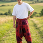 Unisex Nepal Patchwork Şalvar Pantolon – Kiremit Bordo, Salaş Tasarım