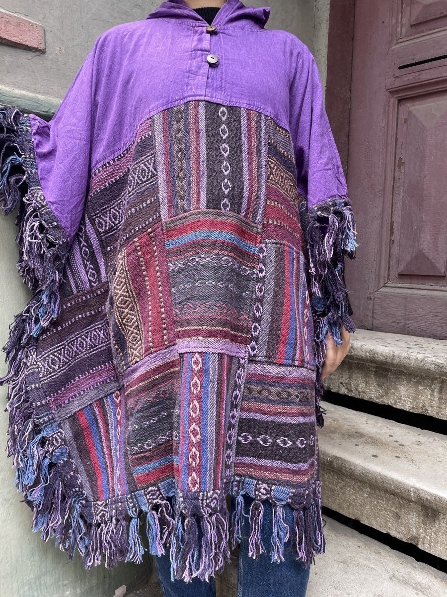 Unisex_Mor_Nepal_Patchwork_Kislik_Panco