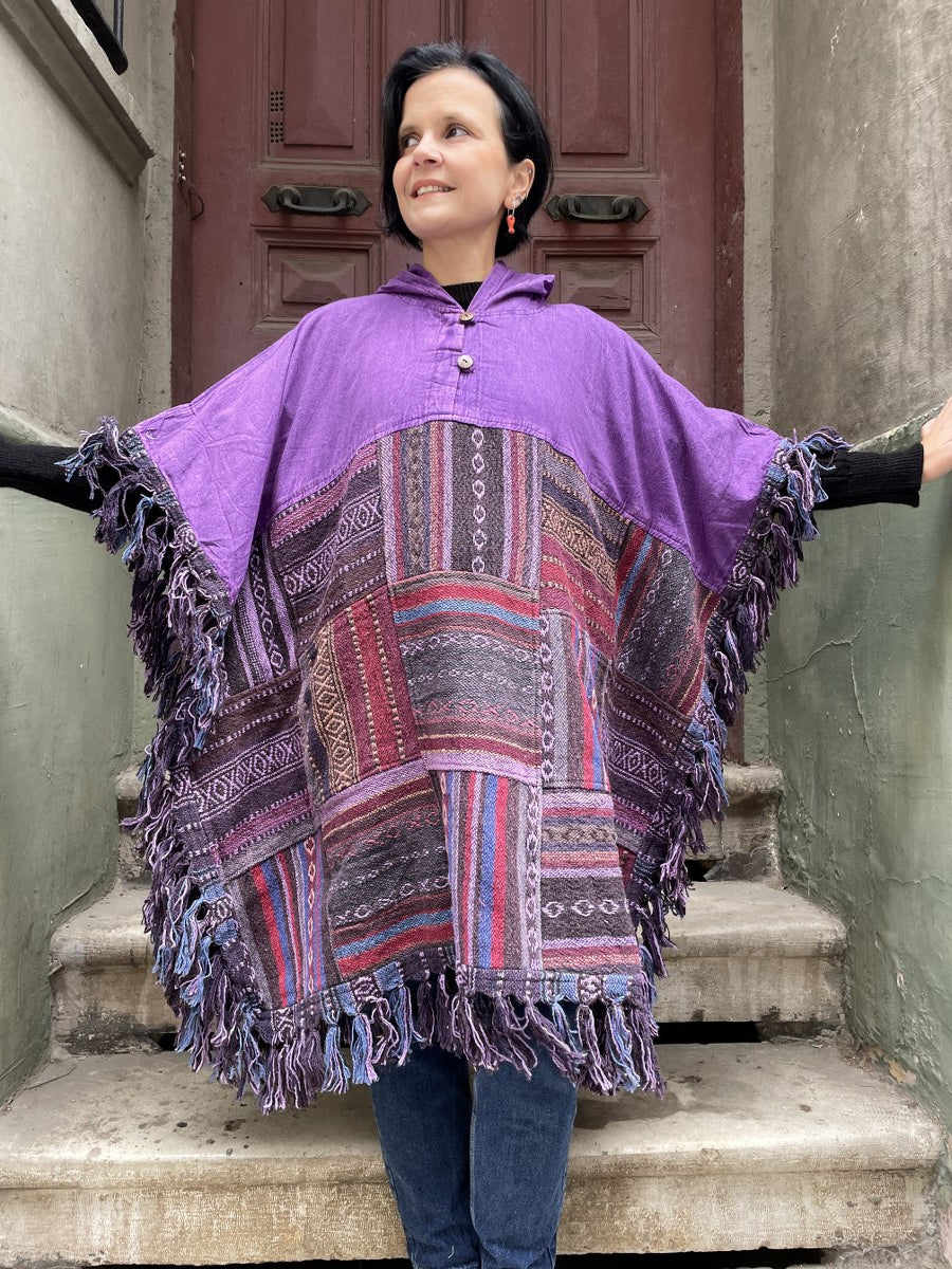 Unisex_Mor_Nepal_Patchwork_Kislik_Panco