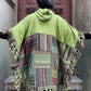 Unisex_Yesil_Nepal_Patchwork_Kislik_Panco