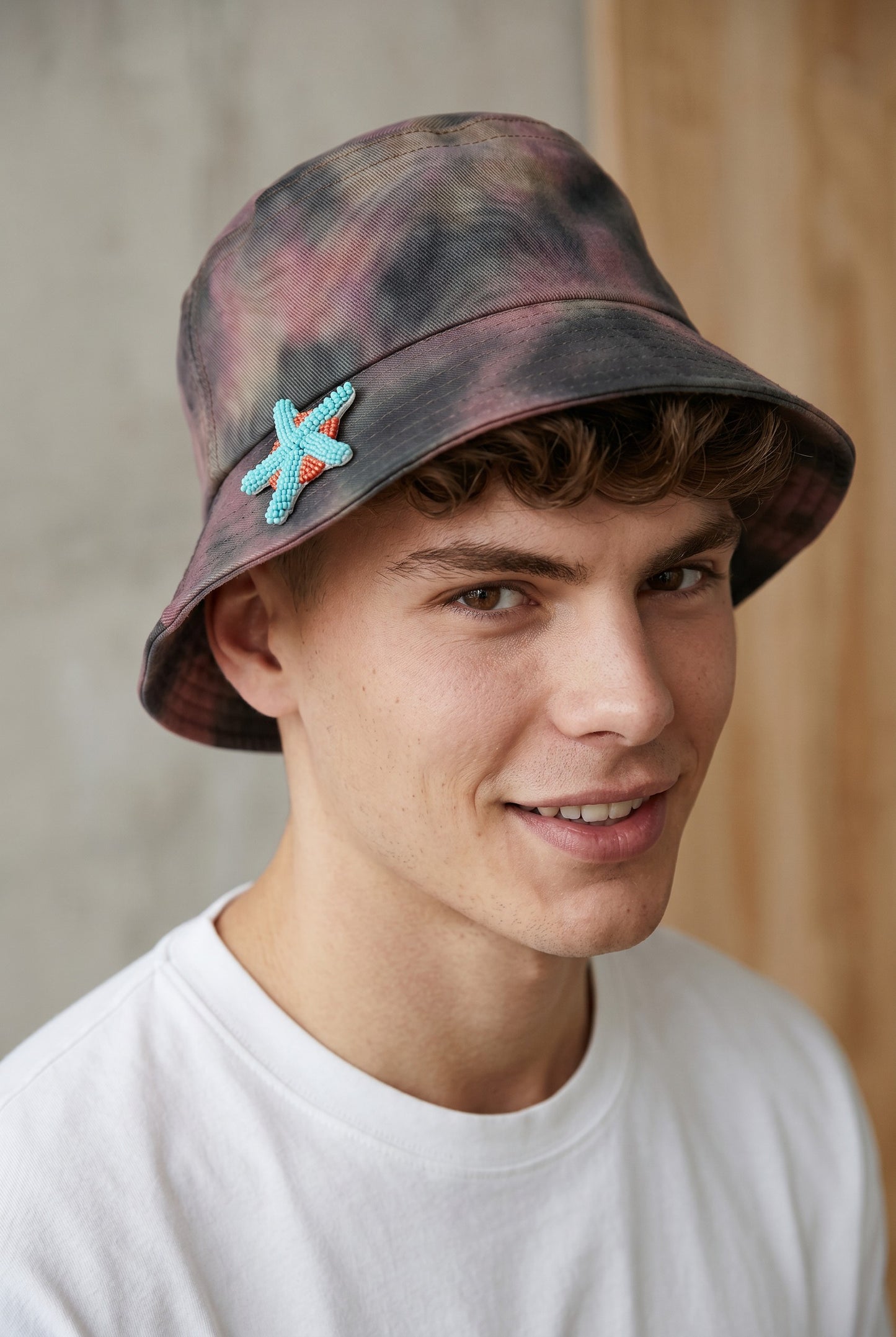 Shadow Batik Balıkçı Şapkası – El Yapımı Desenli Unisex Bucket Hat