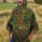 Unisex Himalaya Nepal Patchwork Panço – Kapüşonlu Unisex Bohem Panço