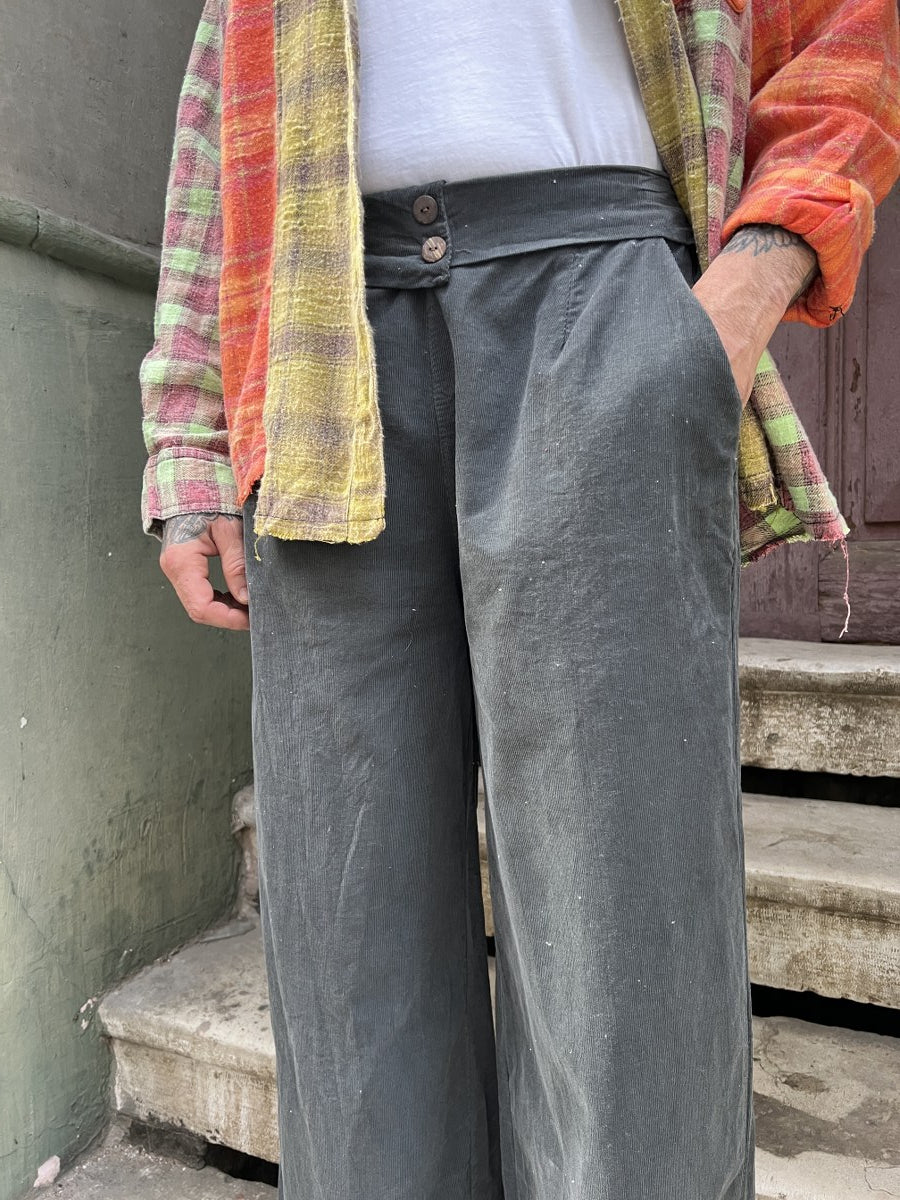 Erkek Kadife Bol Paça Pantolon